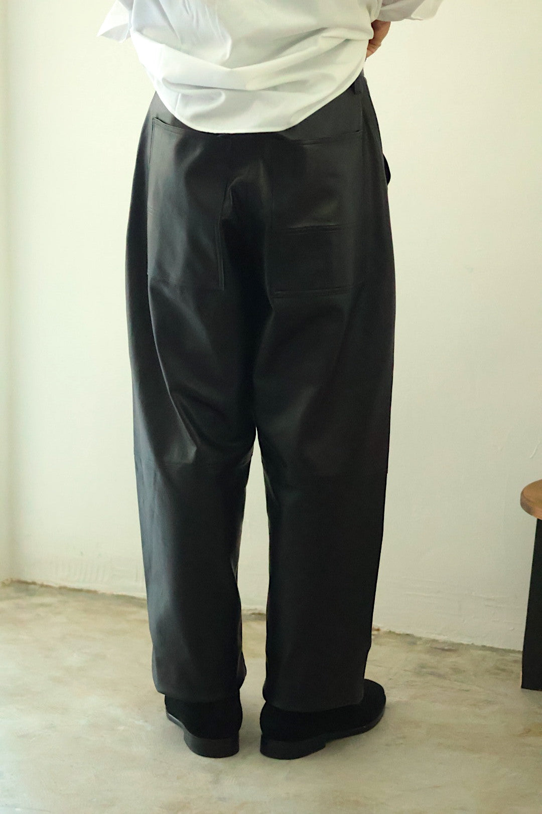 10%off【Cale】 Lamb Leather Pants