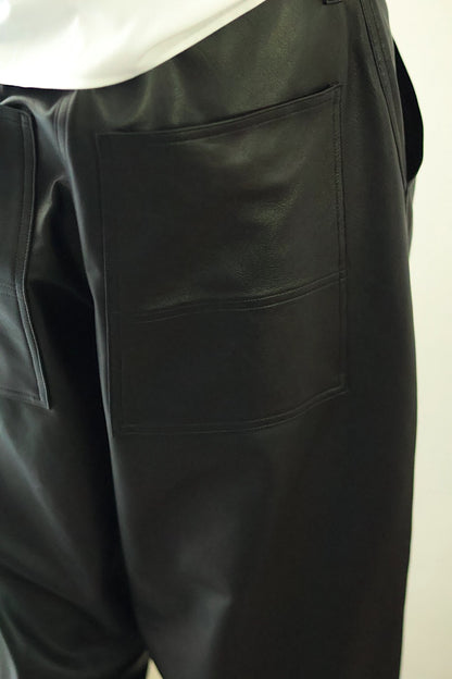 10%off【Cale】 Lamb Leather Pants