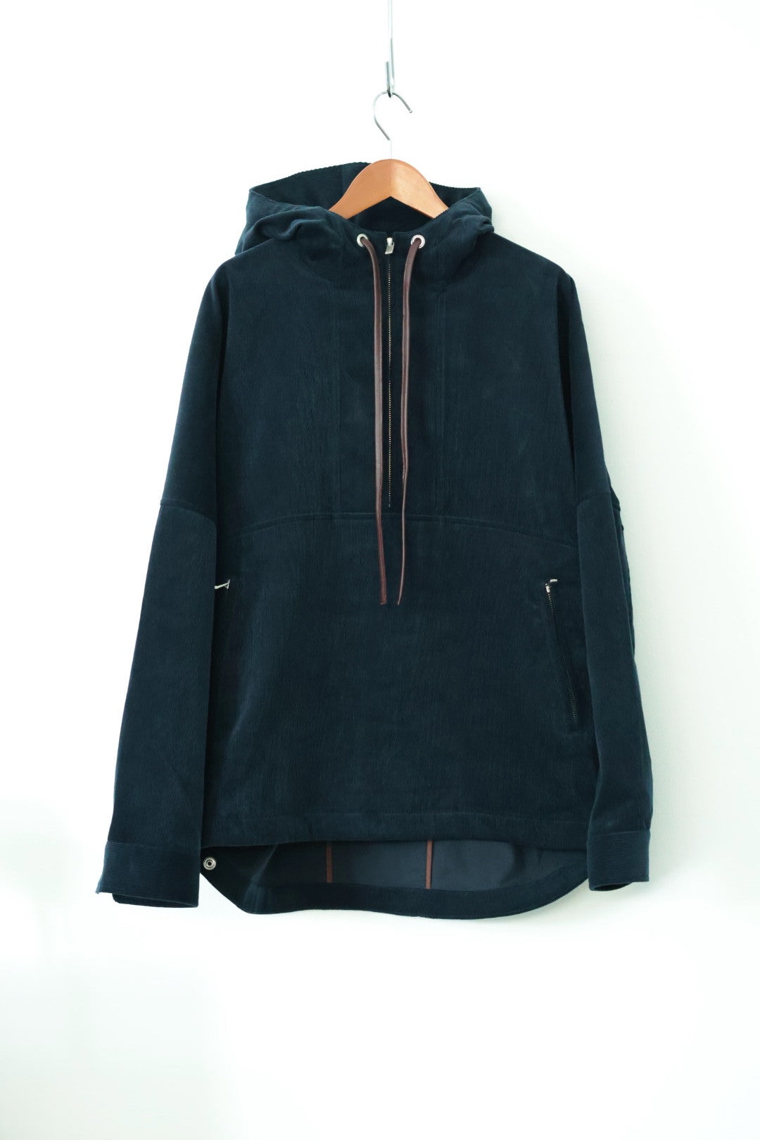 【Cale】14W Organic cotton Corduroy Anorak(NAVY)