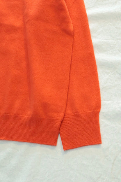 【YLÈVE 】CASHMERE KNIT HENRY P/O