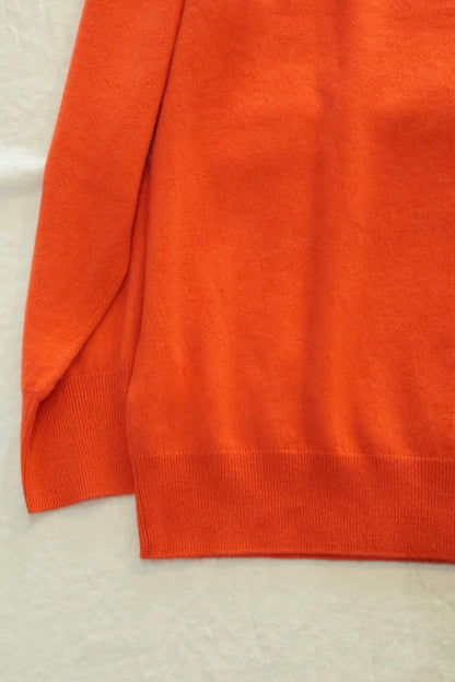 【YLÈVE 】CASHMERE KNIT HENRY P/O