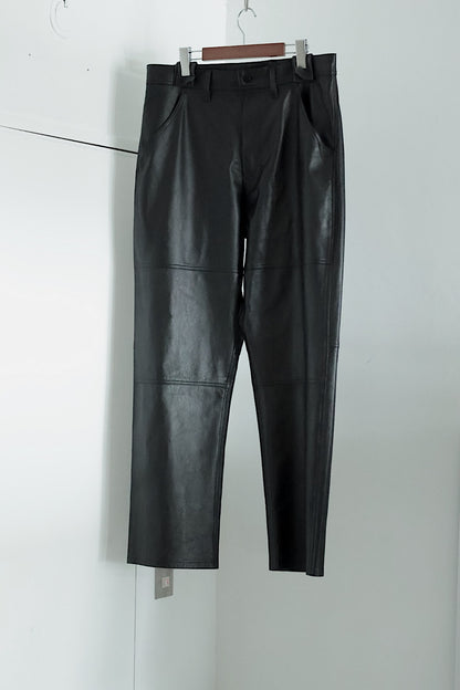 10%off【Cale】 Lamb Leather Pants