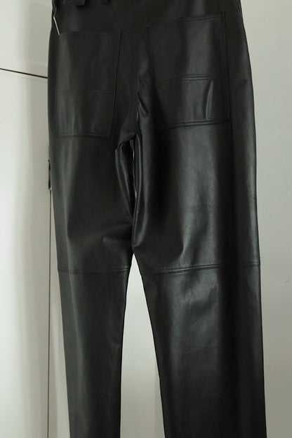 10%off【Cale】 Lamb Leather Pants