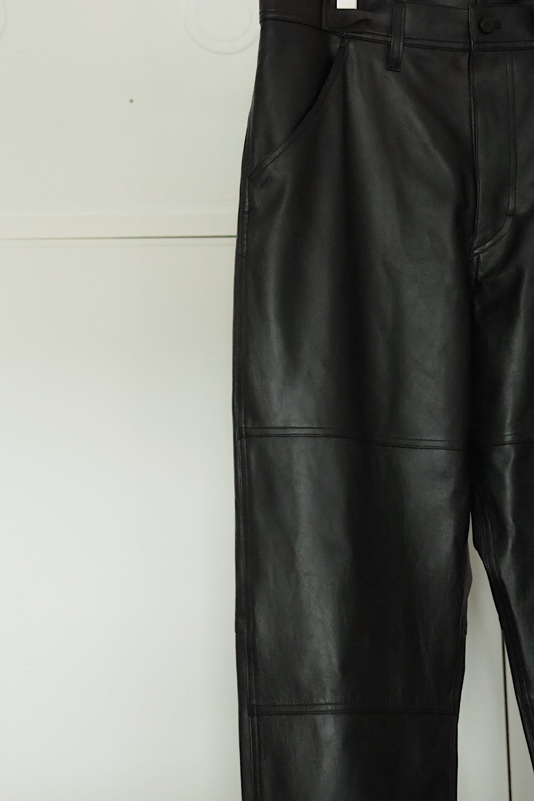 10%off【Cale】 Lamb Leather Pants