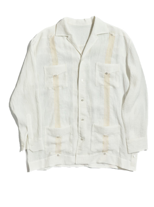 【40%off】 Cale  Water twist linen shirt jacket　