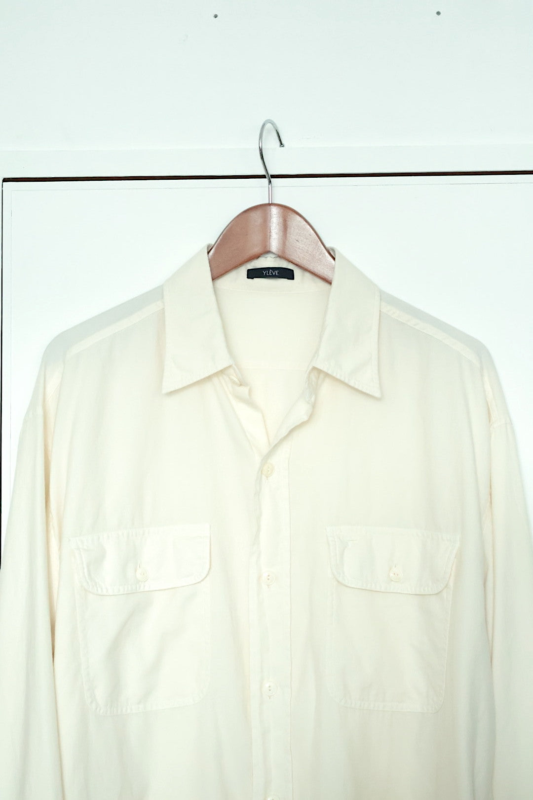 [YLÈVE] COTTON LAWN SHIRT