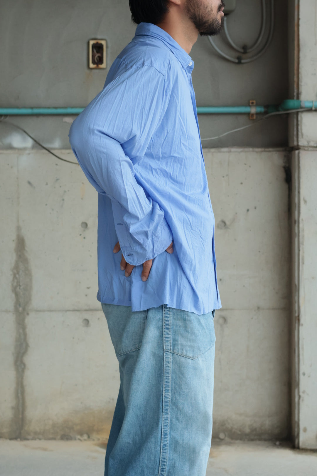 【KANEMASA PHIL.】46G Artisan L/S Shirt