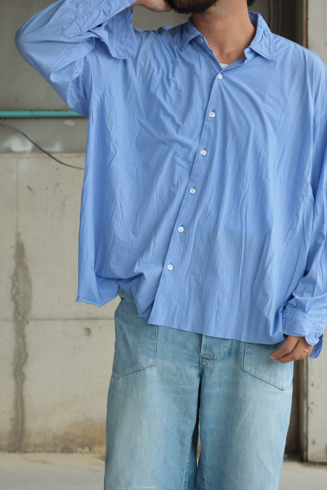 【KANEMASA PHIL.】46G Artisan L/S Shirt