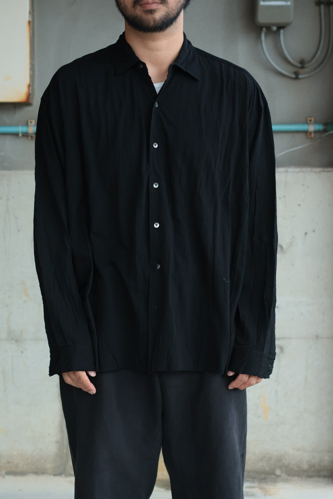 【KANEMASA PHIL.】46G Artisan L/S Shirt