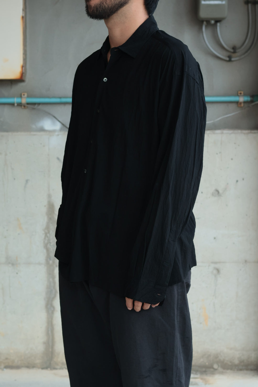 【KANEMASA PHIL.】46G Artisan L/S Shirt