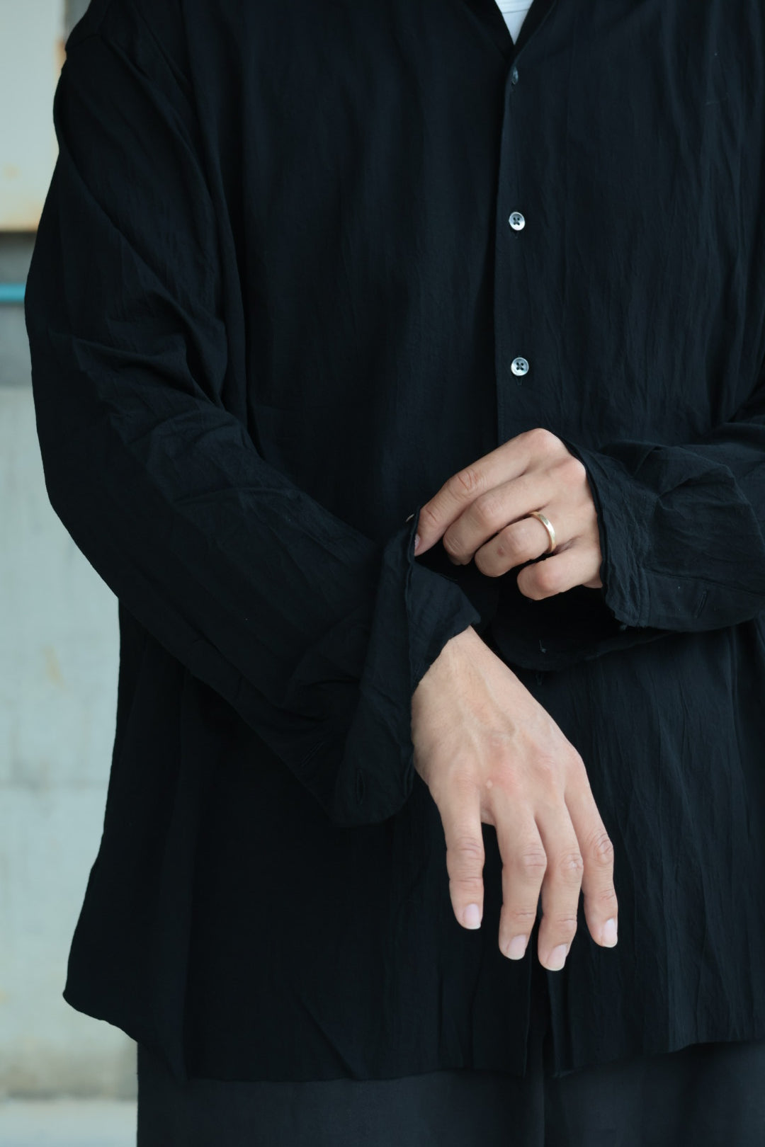 【KANEMASA PHIL.】46G Artisan L/S Shirt