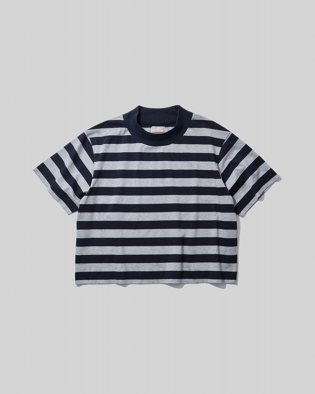 26SS【KOOKY ZOO 】JUVENILE BORDER TEE  (NAVY × GRAY)