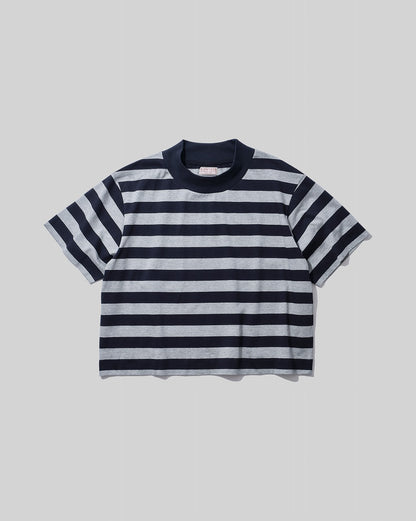 26SS【KOOKY ZOO 】JUVENILE BORDER TEE  (NAVY × GRAY)