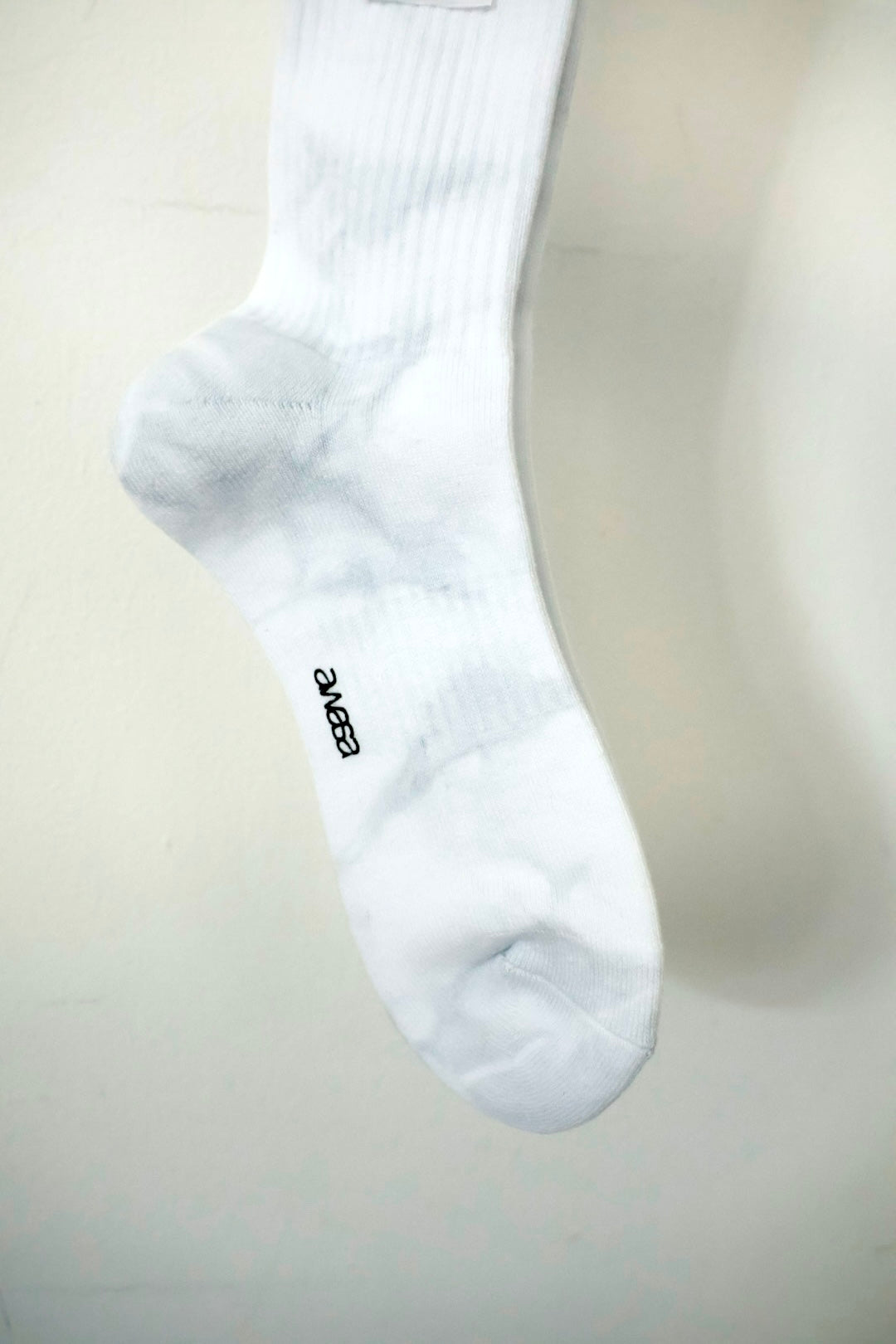 awasa / TUBE SOCKS "Tie dye (gray × white)"