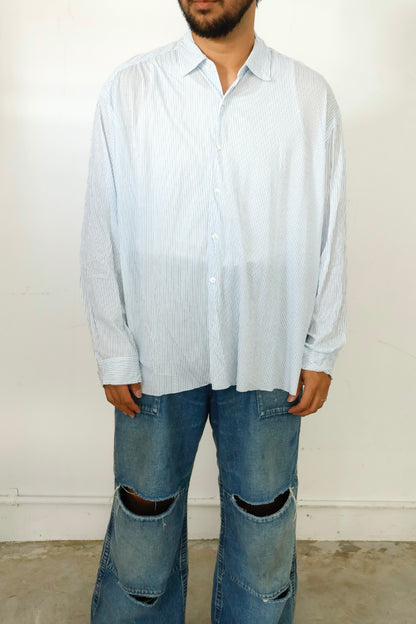 【KANEMASA PHIL.】46G Stripe Artisan Shirt
