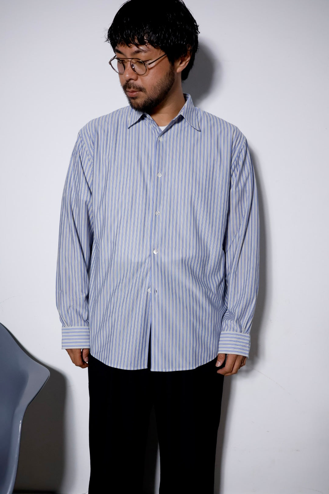 【KANEMASA PHIL.】46G Artisan L/S Shirt