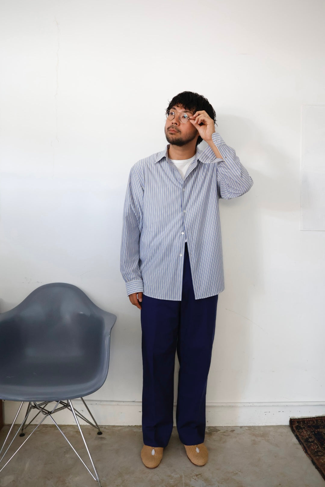 【KANEMASA PHIL.】46G Artisan L/S Shirt