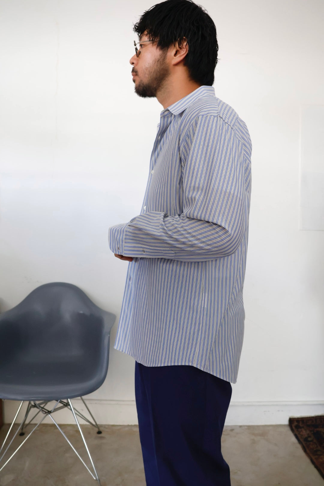 【KANEMASA PHIL.】46G Artisan L/S Shirt