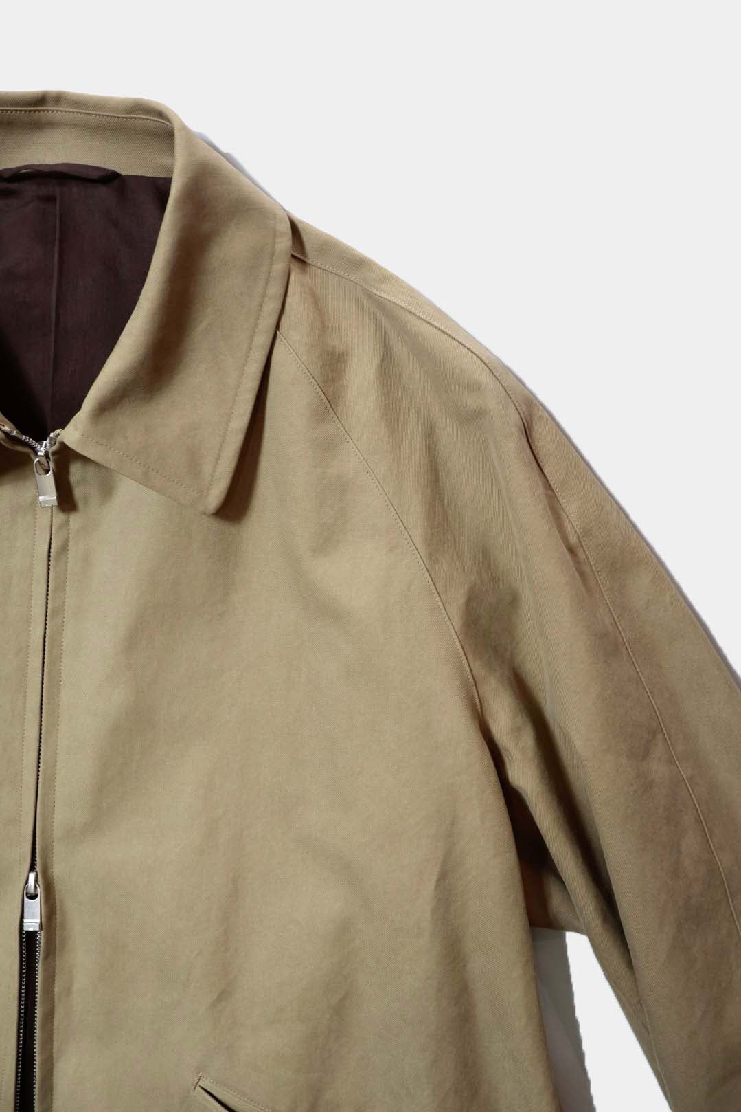 26SS【Cale】Lime Indigo Cotton Silk Shirt