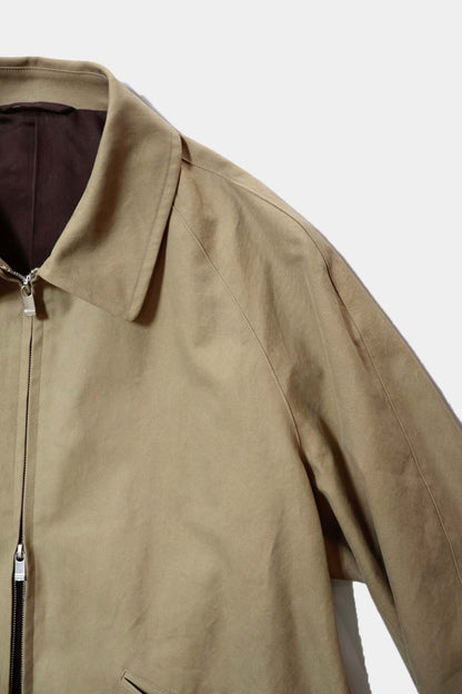 26SS【Cale】Lime Indigo Cotton Silk Shirt