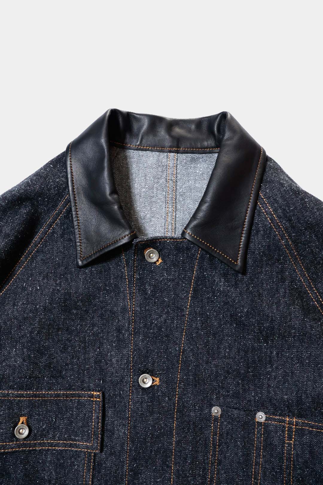 26SS【Cale】Lime Indigo Cotton Silk Shirt