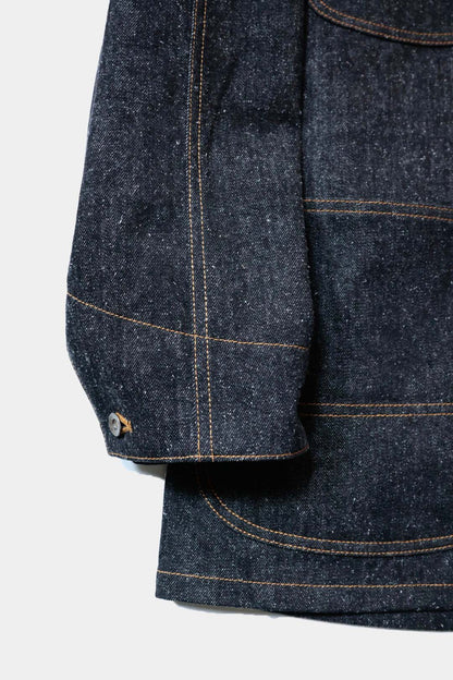 26SS【Cale】Lime Indigo Cotton Silk Shirt