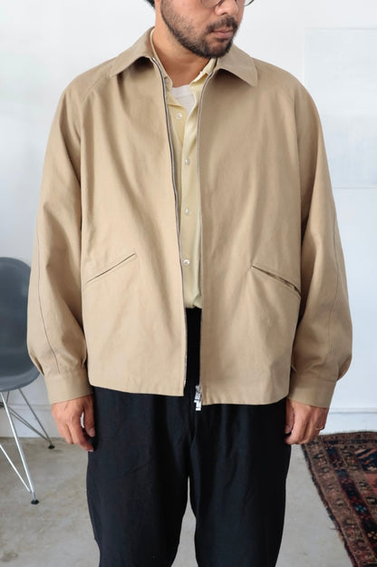 26SS【Cale】Lime Indigo Cotton Silk Shirt