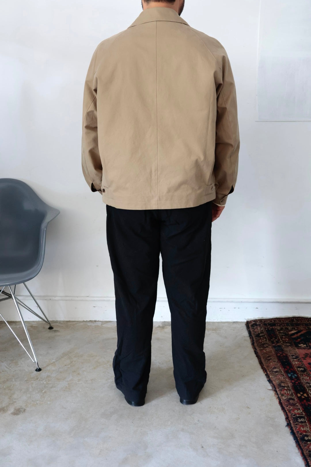 26SS【Cale】Lime Indigo Cotton Silk Shirt