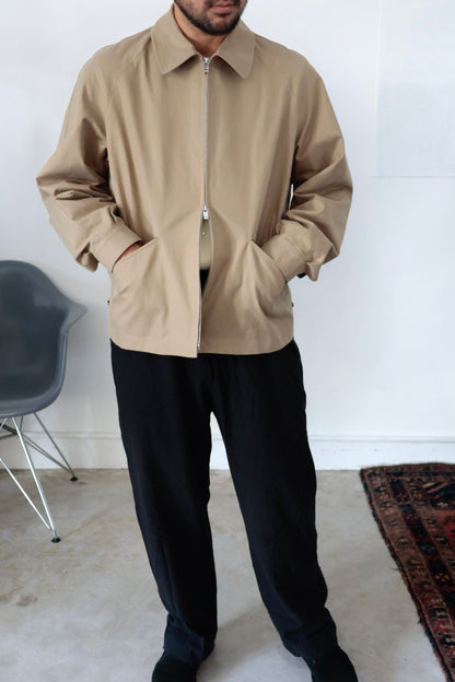 26SS【Cale】Lime Indigo Cotton Silk Shirt