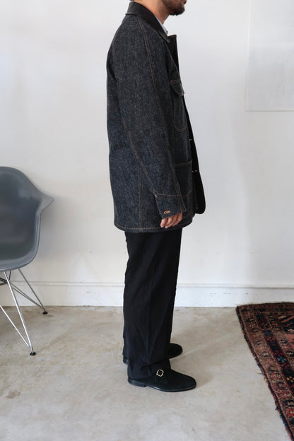 26SS【Cale】Lime Indigo Cotton Silk Shirt
