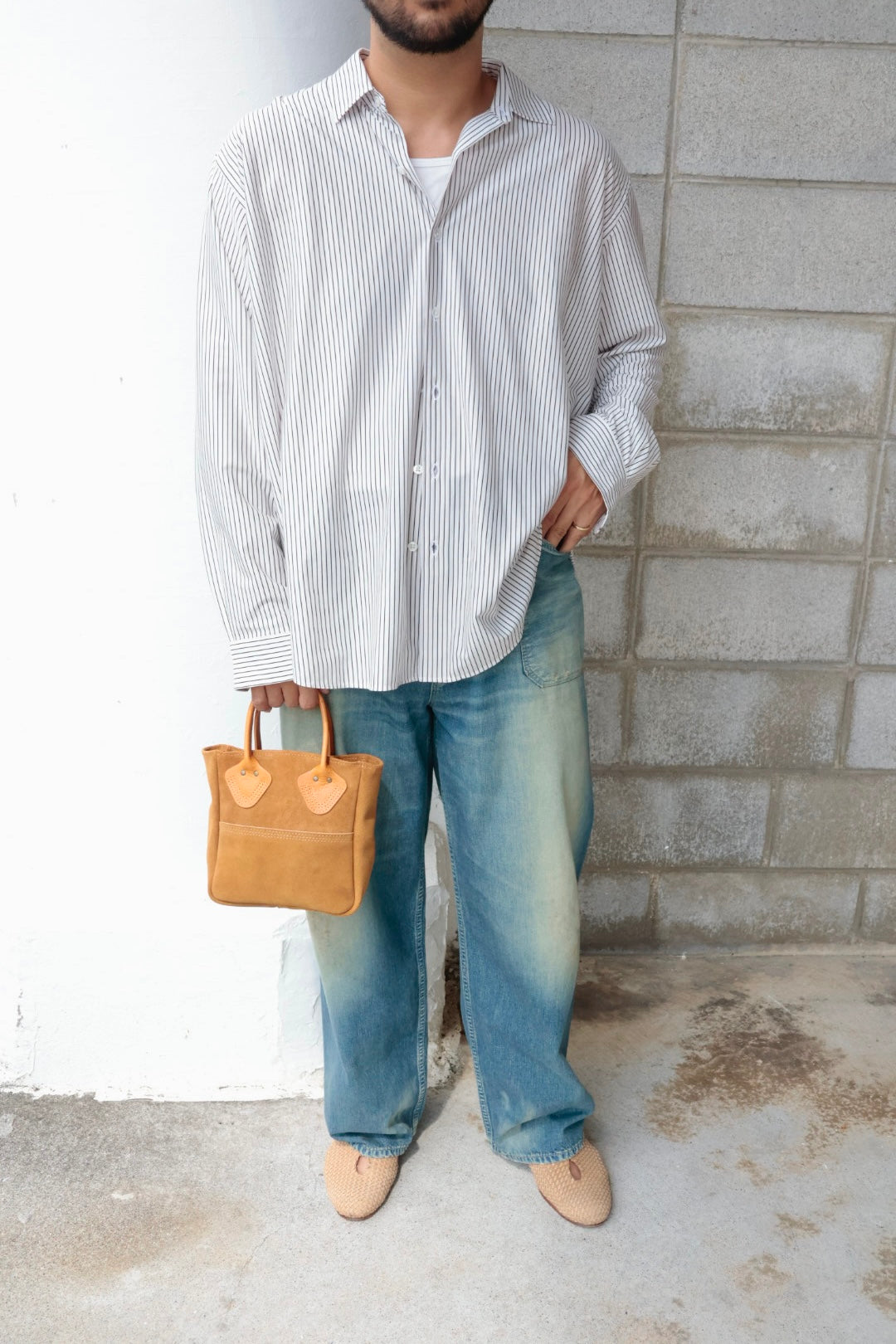 예약 상품【púrpura™ by MATSUO Toshihiko】 LEATHER BAG Type1