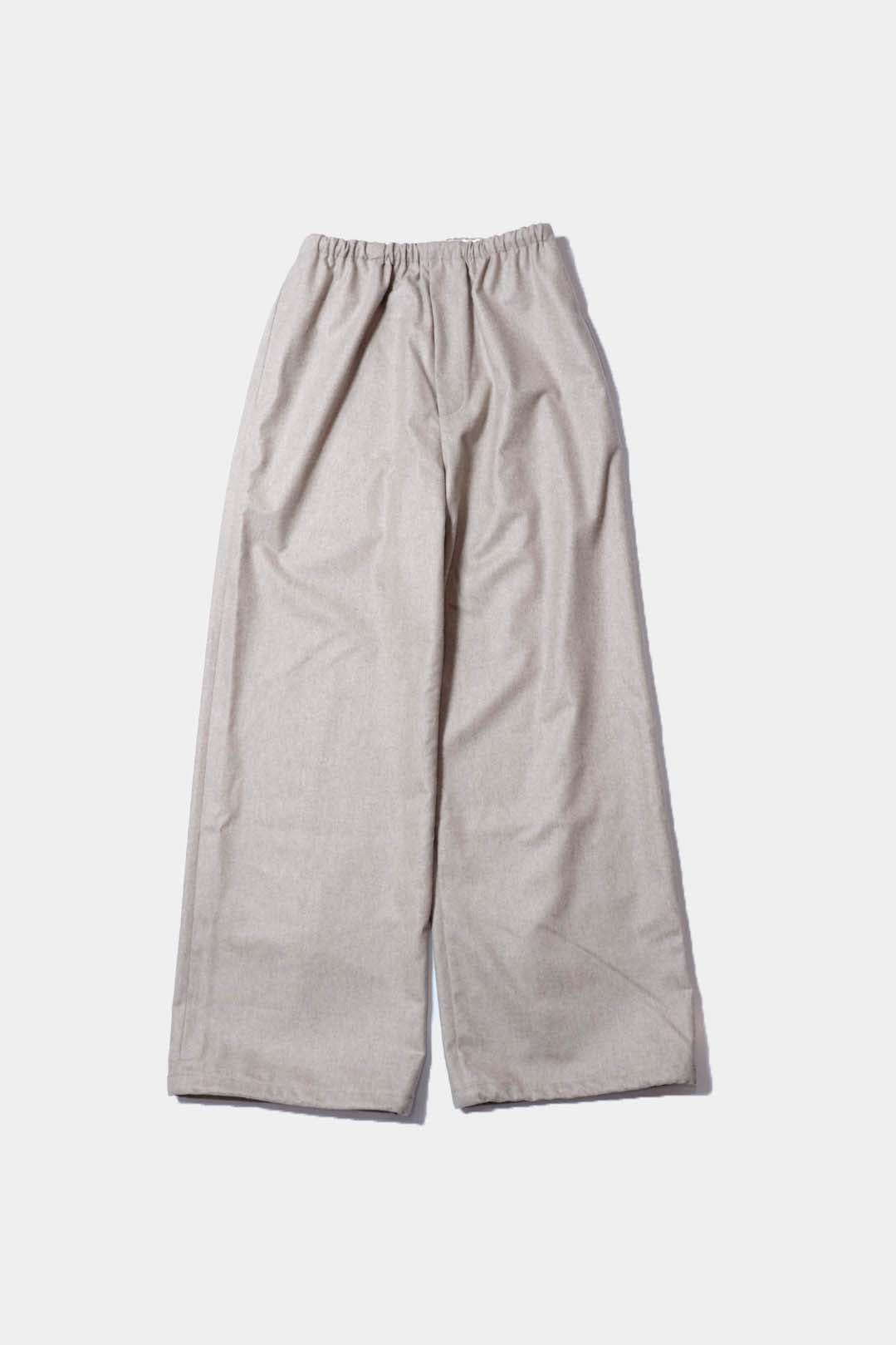 【谷吹】Zinn Easy pants / Beige / Australia Flannel