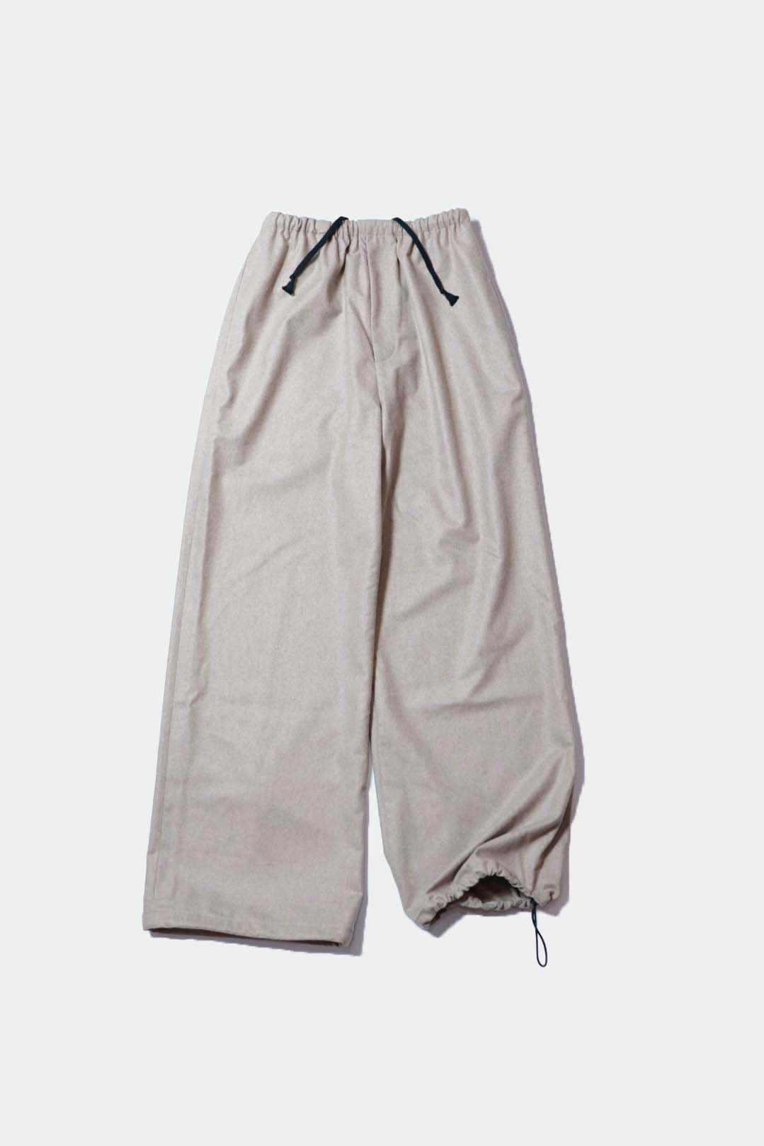 【谷吹】Zinn Easy pants / Beige / Australia Flannel