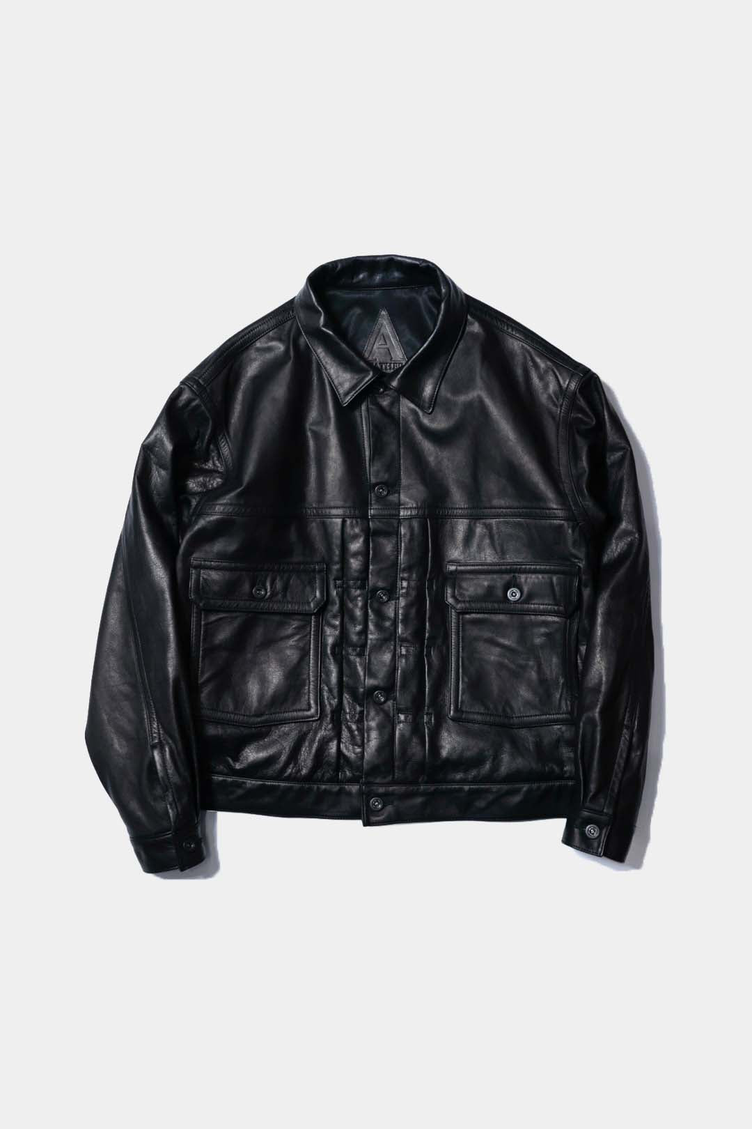 【A LEATHER】TRUCKER JACKET / Smooth Leather