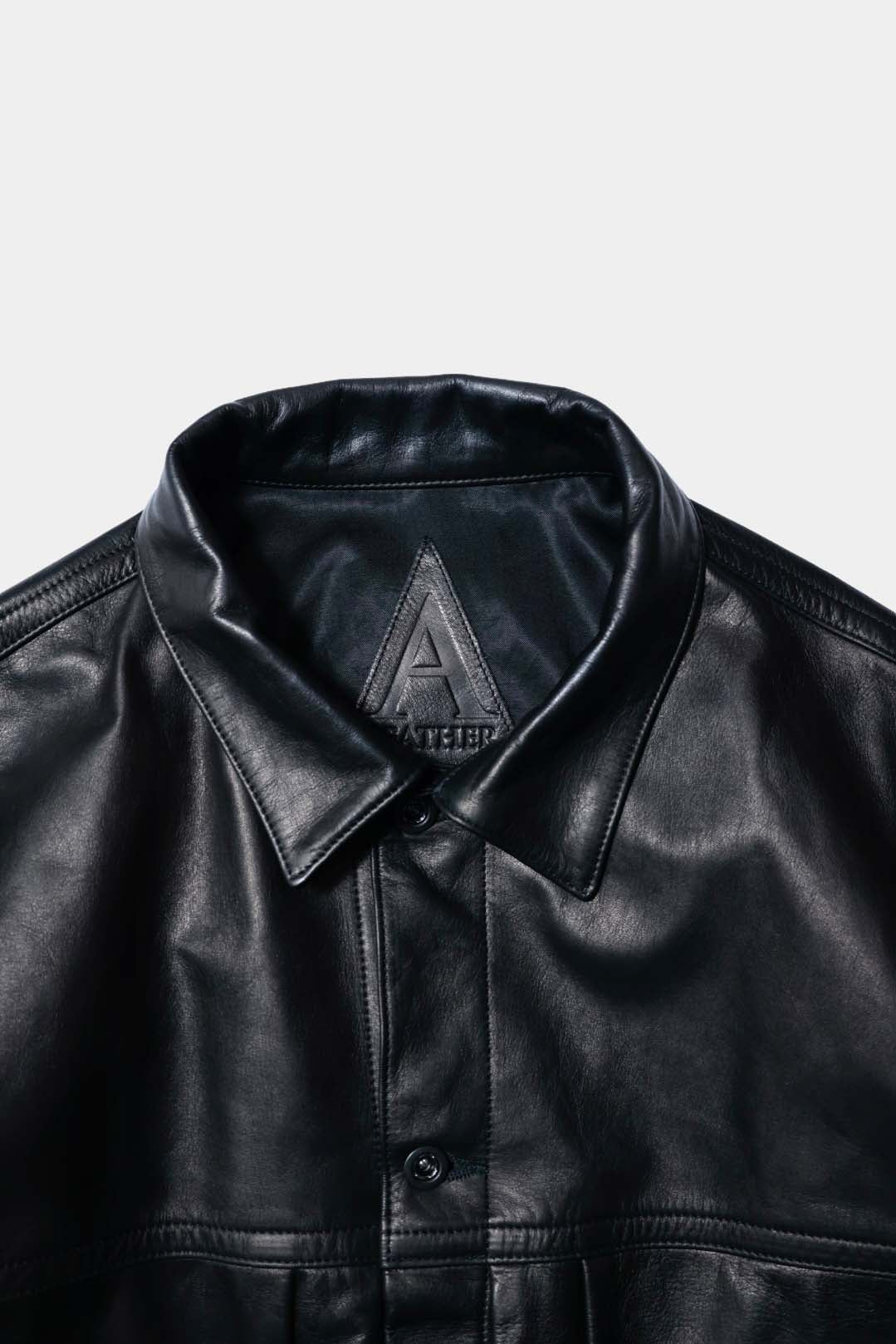 【A LEATHER】TRUCKER JACKET / Smooth Leather