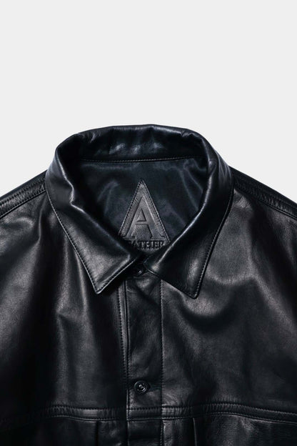 【A LEATHER】TRUCKER JACKET / Smooth Leather