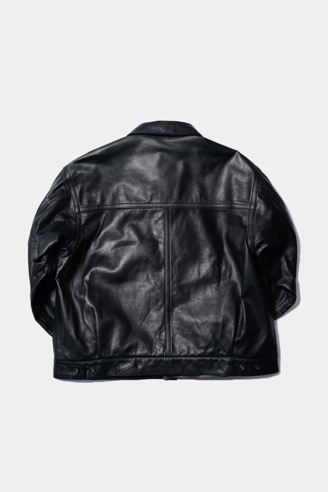 【A LEATHER】TRUCKER JACKET / Smooth Leather