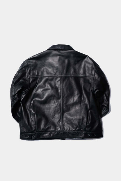 【A LEATHER】TRUCKER JACKET / Smooth Leather