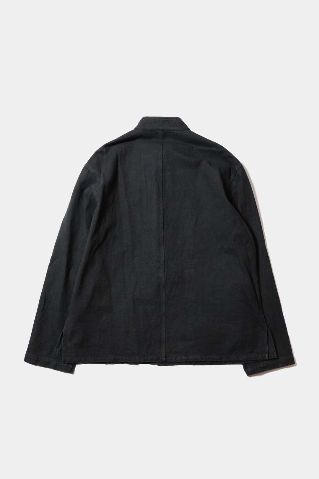awasa / コットンリネンギャバジン チャイナジャケット