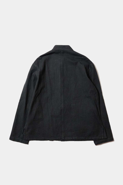 awasa / コットンリネンギャバジン チャイナジャケット