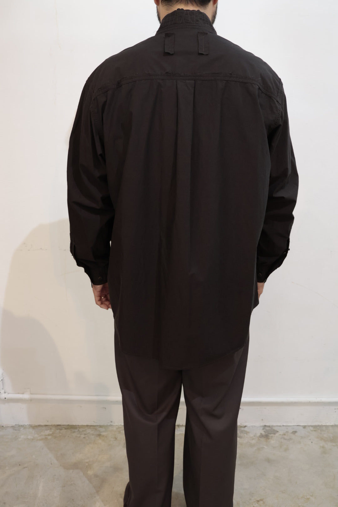 【i'm here:】" CUT OFF " SHIRT : / BROWN
