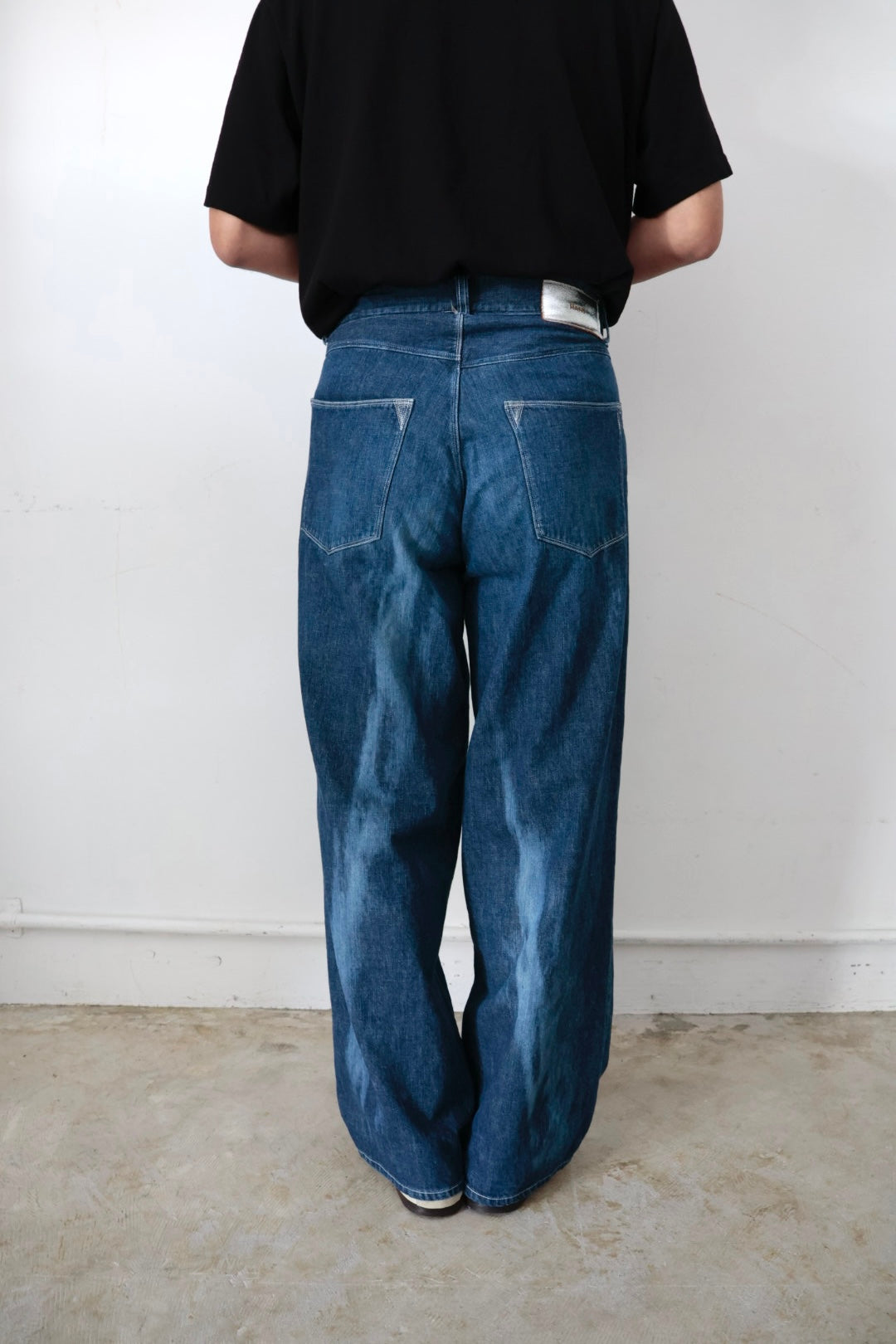 【HANS】SUN FADE 5POCKET WIDE STRAIGHT PANTS