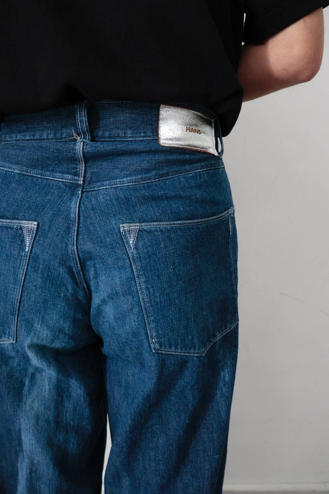 【HANS】SUN FADE 5POCKET WIDE STRAIGHT PANTS