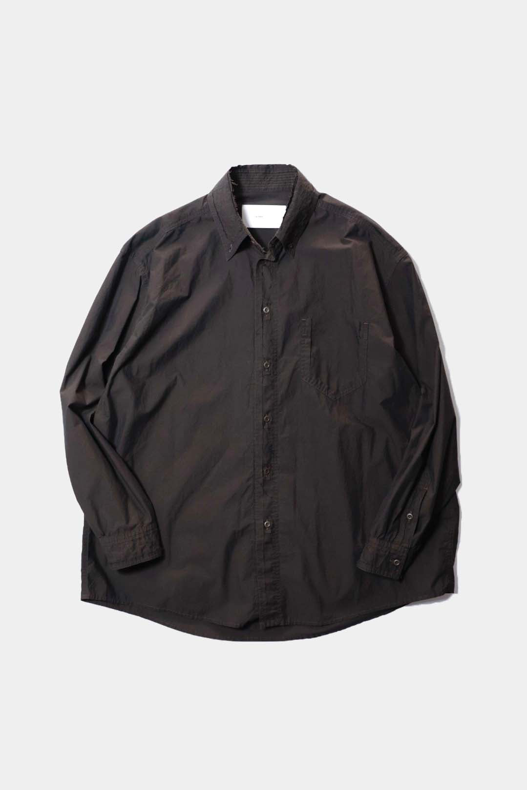 【i'm here:】" CUT OFF " SHIRT : / BROWN