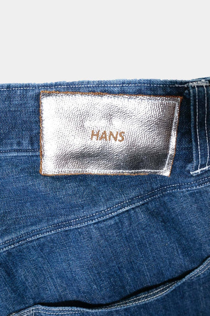 【HANS】SUN FADE 5POCKET WIDE STRAIGHT PANTS