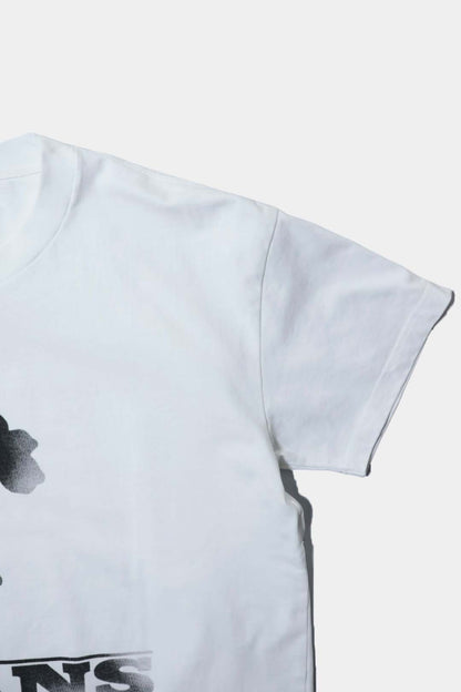 【HANS】FLOWER PRINT T-SHIRT / WHITE