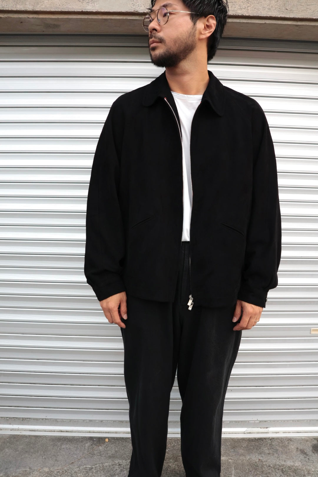 【Cale】 SHEEP SUEDE ZIP JACKET
