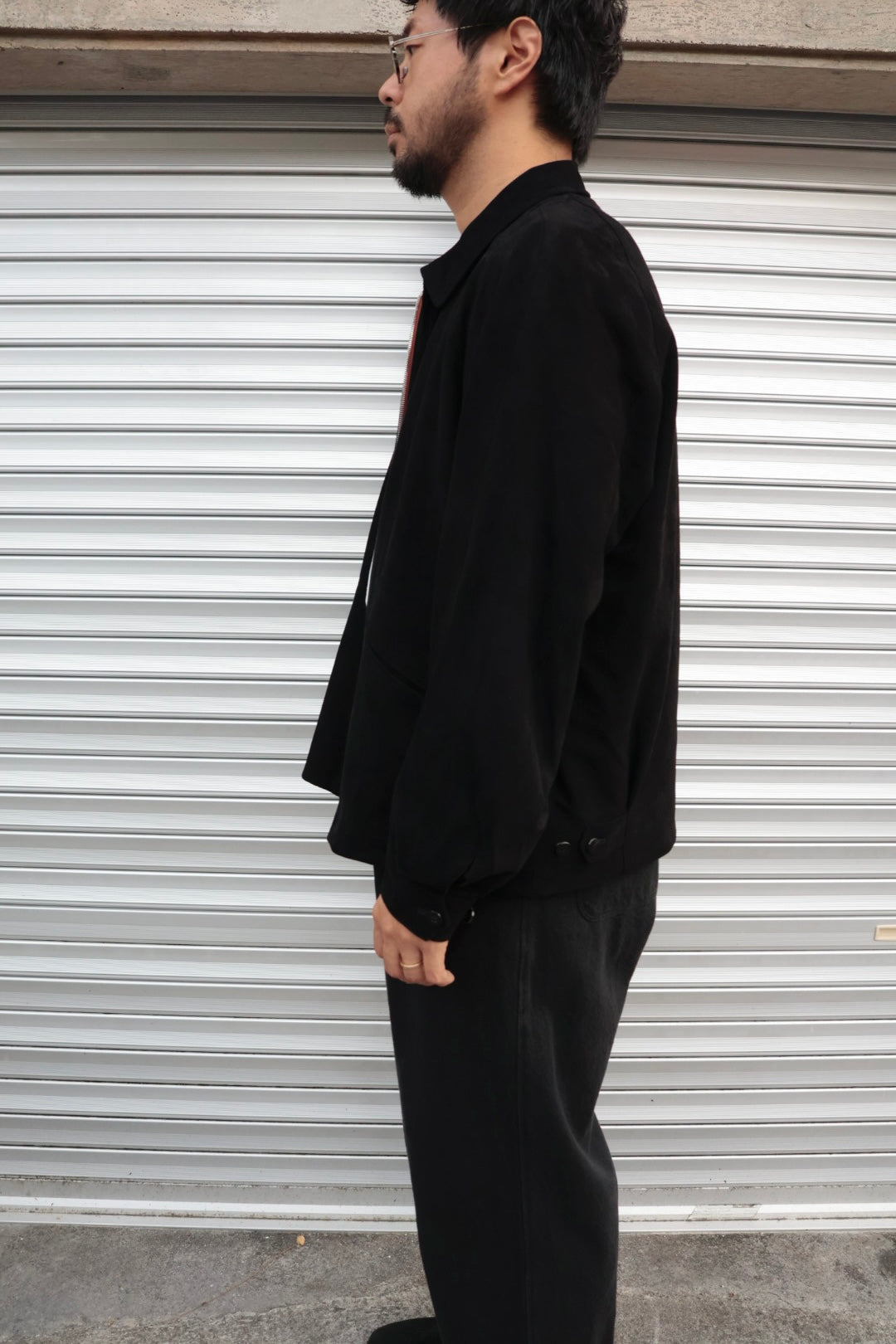 【Cale】 SHEEP SUEDE ZIP JACKET