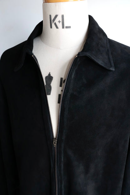 [barbell object] Leather jacket / black