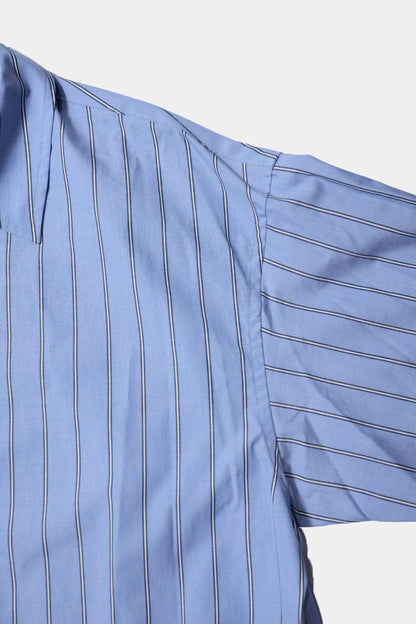 【Urig】STRIPE SIDE HIDE POCKET SHIRT LS